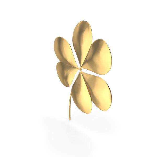Four Leaf: Golden Clover St Patrick Symbol PNG & PSD Images Four Leaf: Golden Clover St Patrick Symbol PNG & PSD Images