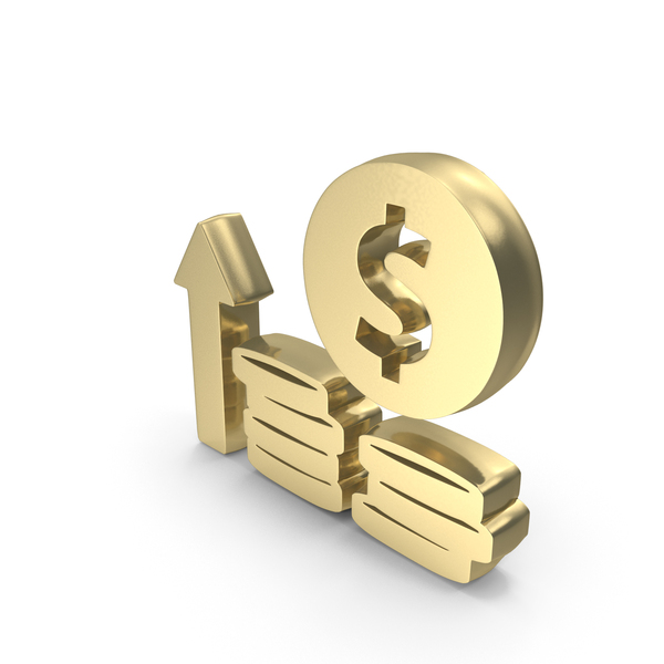 Currency Symbols: Golden Dollar Growth Symbol PNG & PSD Images Currency Symbols: Golden Dollar Growth Symbol PNG & PSD Images