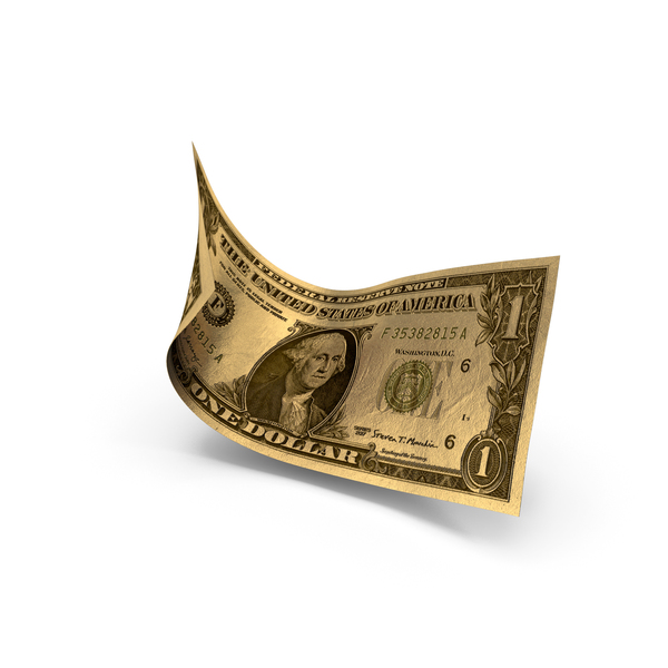 Usa Banknote: Golden Dollar PNG & PSD Images Usa Banknote: Golden Dollar PNG & PSD Images
