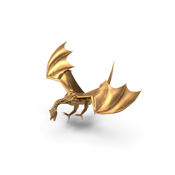 Golden Dragon Landing PNG & PSD Images Golden Dragon Landing PNG & PSD Images