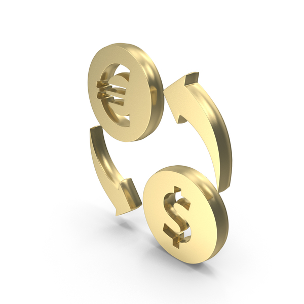 Currency Symbols: Golden Euro To Dollar Money Exchange Symbol PNG & PSD Images Currency Symbols: Golden Euro To Dollar Money Exchange Symbol PNG & PSD Images
