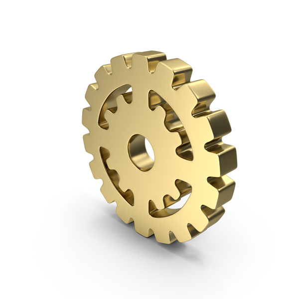 Logo: Golden Gear Icon PNG & PSD Images