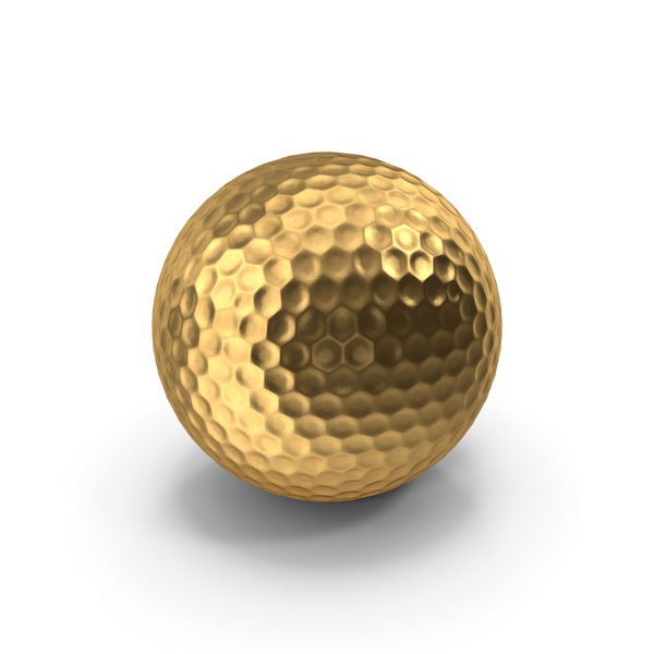 Golden Golf Ball PNG Images & PSDs for Download | PixelSquid - S11397608E