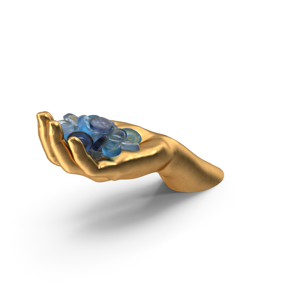 Arms: Golden Hand Handful with Mint Oval Hard Candy PNG & PSD Images Arms: Golden Hand Handful with Mint Oval Hard Candy PNG & PSD Images