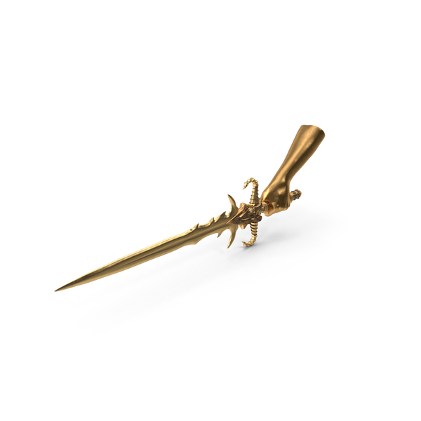 Arms: Golden Hand Holding a Golden Fantasy Sword PNG & PSD Images Arms: Golden Hand Holding a Golden Fantasy Sword PNG & PSD Images