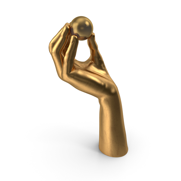 Golden Hand Holding a Golden Ping Pong Ball PNG & PSD Images Golden Hand Holding a Golden Ping Pong Ball PNG & PSD Images