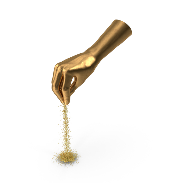 Arms: Golden Hand Pouring Gold Dust PNG & PSD Images Arms: Golden Hand Pouring Gold Dust PNG & PSD Images