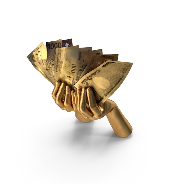 Euro Banknote: Golden Hands Holding Bills PNG & PSD Images Euro Banknote: Golden Hands Holding Bills PNG & PSD Images