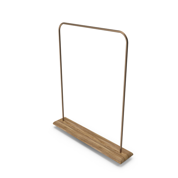 Golden Hanger Rack PNG & PSD Images