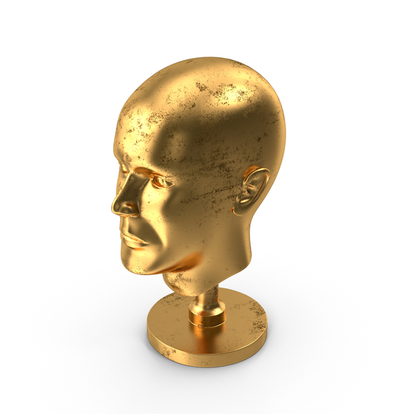 Bust: Golden Head Statue PNG & PSD Images Bust: Golden Head Statue PNG & PSD Images