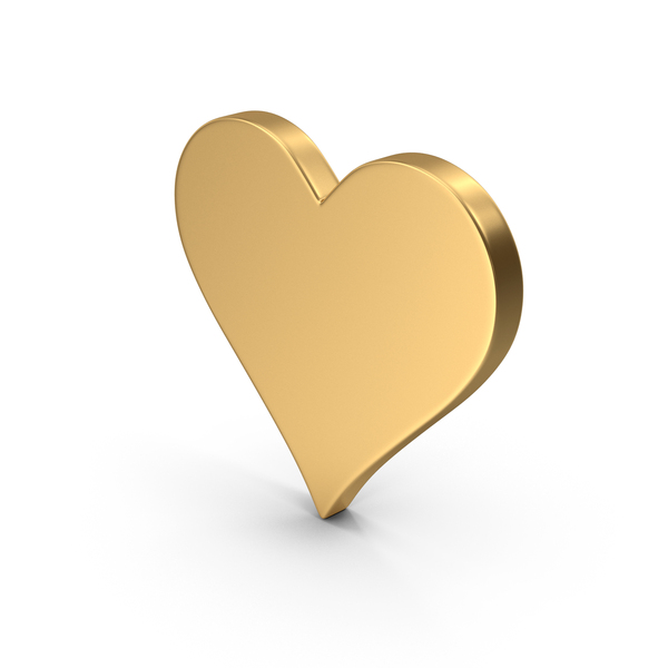 Golden Heart Symbol PNG Images & PSDs for Download | PixelSquid ...