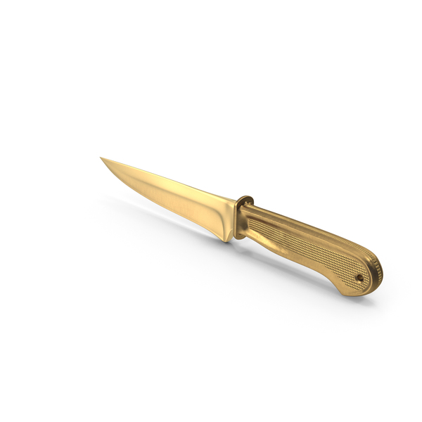 Golden Hunting Knife PNG & PSD Images Golden Hunting Knife PNG & PSD Images