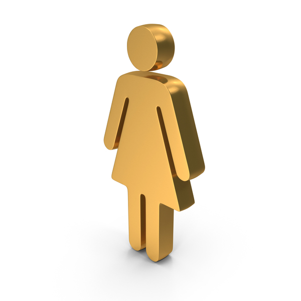 Golden ladies toilet symbol png images psds for download pixelsquid