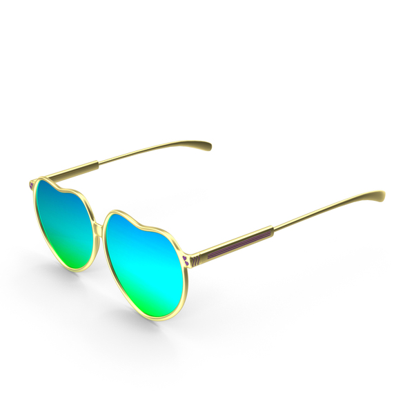 Golden Love Glasses PNG & PSD Images Golden Love Glasses PNG & PSD Images