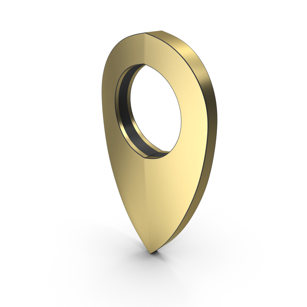 Symbols: Golden Map Pointer PNG & PSD Images Symbols: Golden Map Pointer PNG & PSD Images