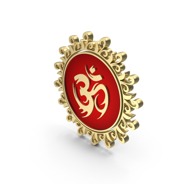 Religious Icon: Golden Om Coin PNG & PSD Images Religious Icon: Golden Om Coin PNG & PSD Images