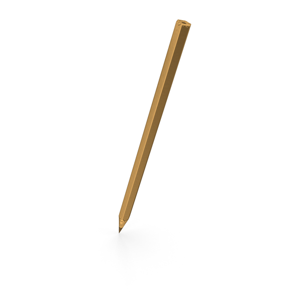 Golden Pencil PNG & PSD Images Golden Pencil PNG & PSD Images
