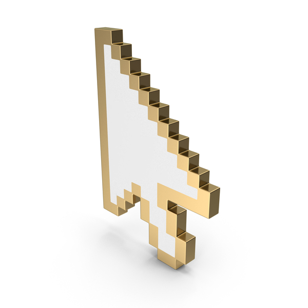 Symbols: Golden Pixelated Arrow PNG & PSD Images Symbols: Golden Pixelated Arrow PNG & PSD Images
