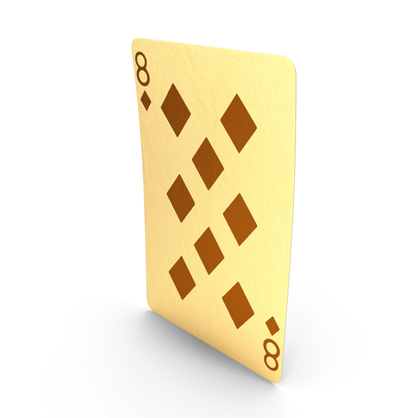 Golden Playing Cards 8 of Diamonds PNG & PSD Images Golden Playing Cards 8 of Diamonds PNG & PSD Images