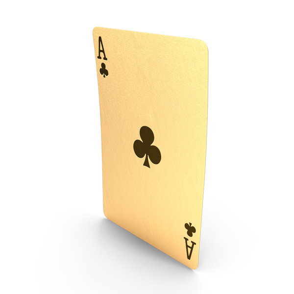 Golden Playing Cards Ace of Clubs PNG & PSD Images Golden Playing Cards Ace of Clubs PNG & PSD Images