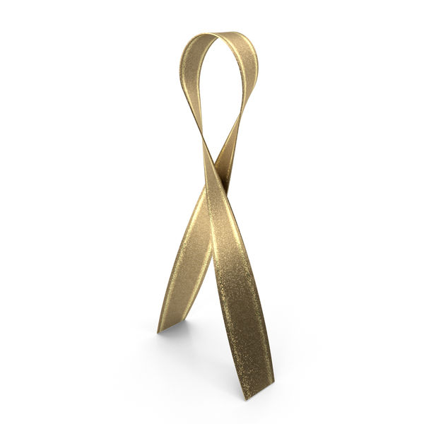 Golden Ribbon Twist PNG & PSD Images