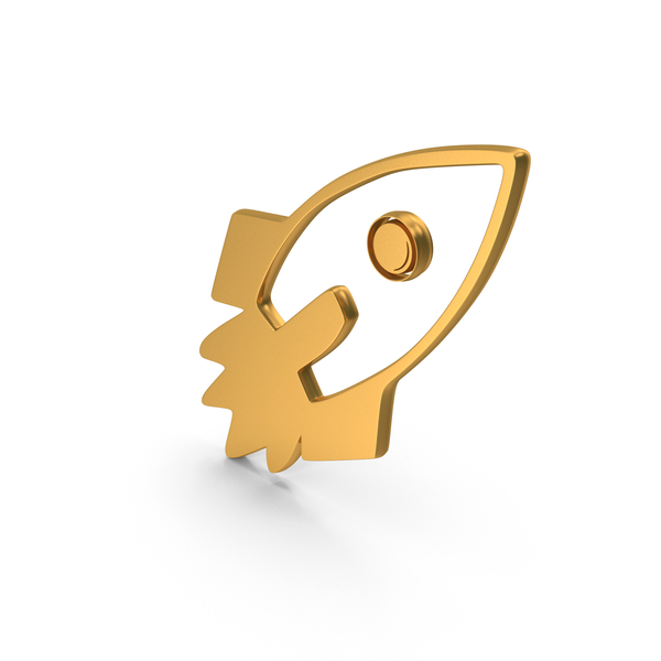Symbols: Golden Rocket Symbol PNG & PSD Images Symbols: Golden Rocket Symbol PNG & PSD Images