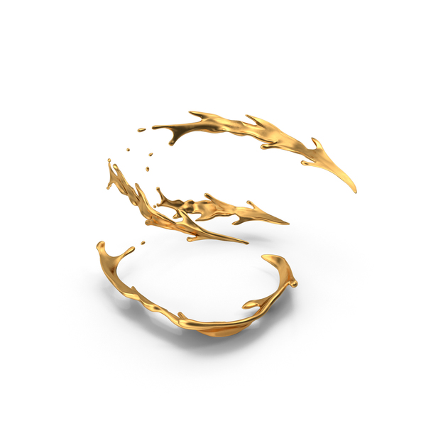 Golden Spiral Splash PNG & PSD Images Golden Spiral Splash PNG & PSD Images