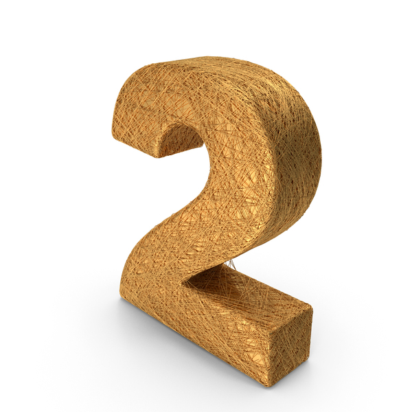Golden Threads Number 2 PNG & PSD Images Golden Threads Number 2 PNG & PSD Images