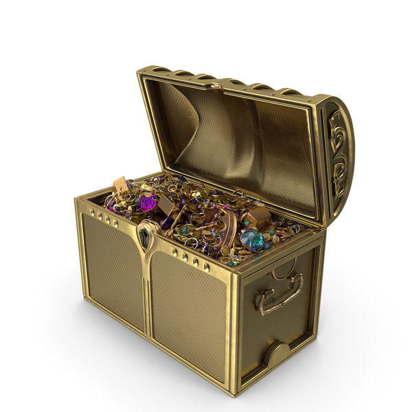 Golden Treasure Chest PNG & PSD Images Golden Treasure Chest PNG & PSD Images