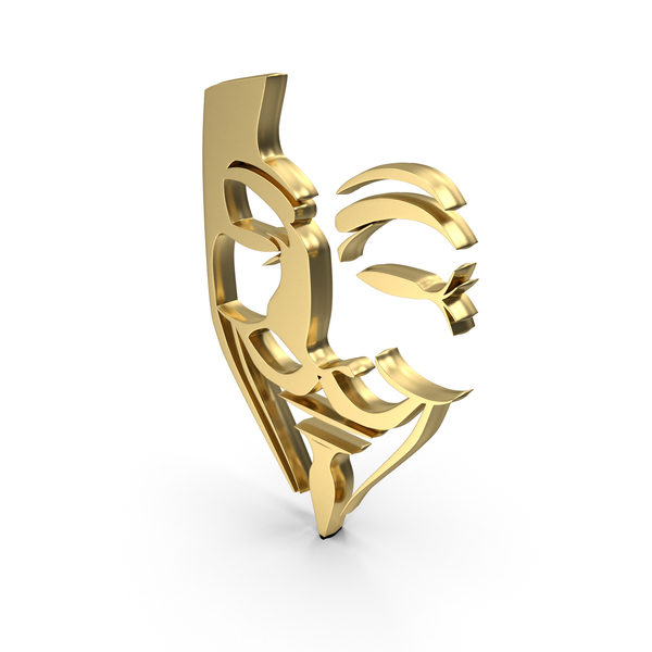 Mask: Golden Vendetta Face PNG & PSD Images Mask: Golden Vendetta Face PNG & PSD Images