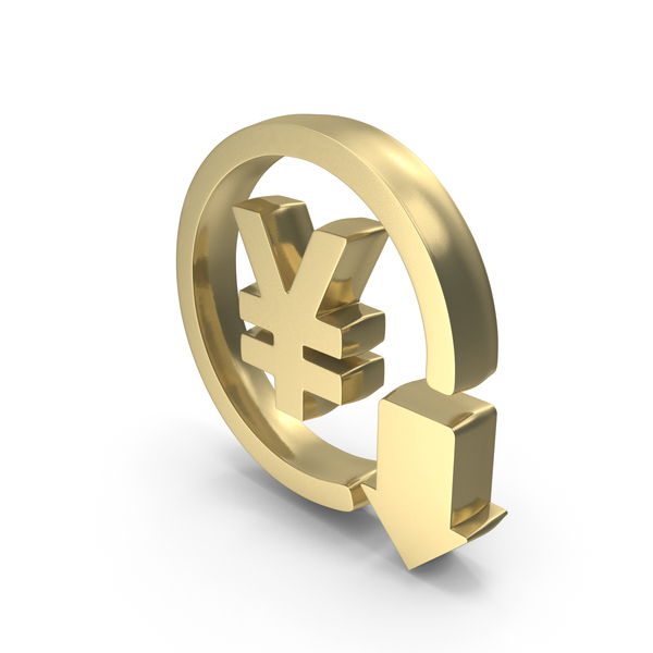 Currency Symbols: Golden Yuan Fall Symbol PNG & PSD Images Currency Symbols: Golden Yuan Fall Symbol PNG & PSD Images