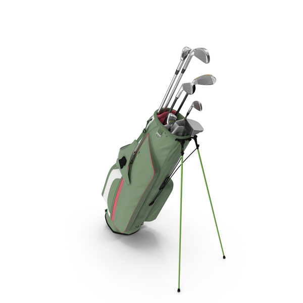 Golf Bag With Clubs PNG & PSD Images