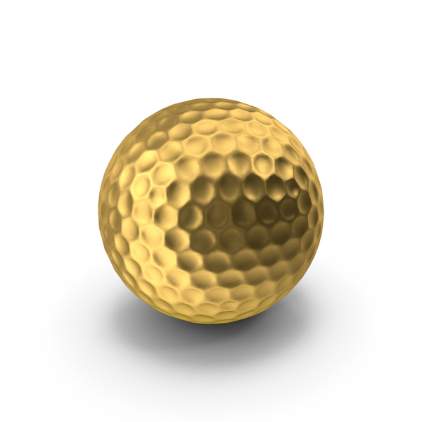 Golf Ball Gold PNG Images & PSDs for Download | PixelSquid - S122243416