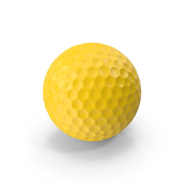 Golf Ball Yellow PNG Images & PSDs for Download | PixelSquid - S122243492