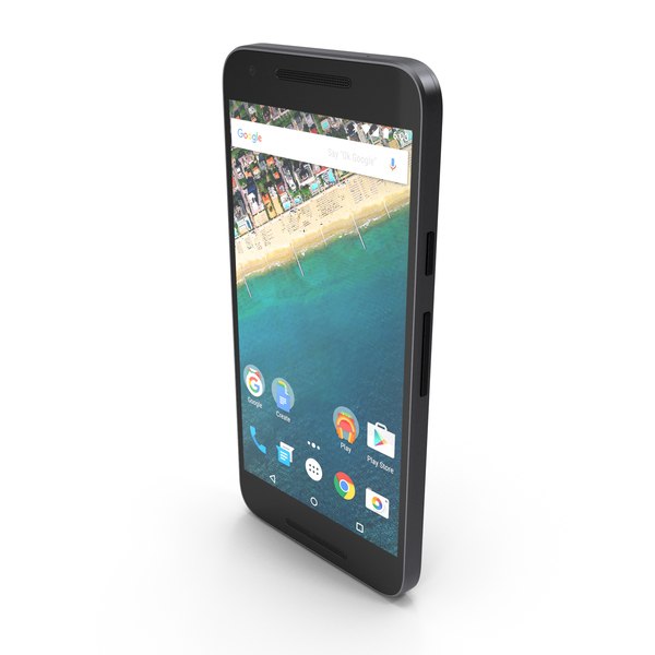 Smartphone: Google LG Nexus 5X Black PNG & PSD Images