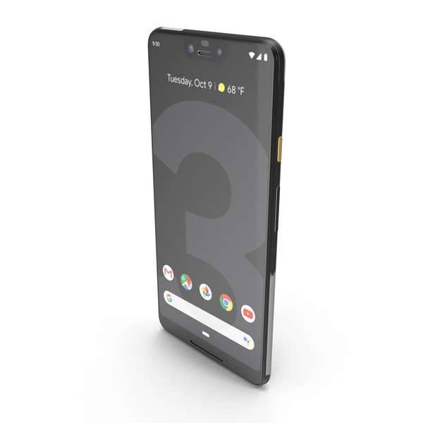 Smartphone: Google Pixel 3 XL Just Black PNG & PSD Images Smartphone: Google Pixel 3 XL Just Black PNG & PSD Images
