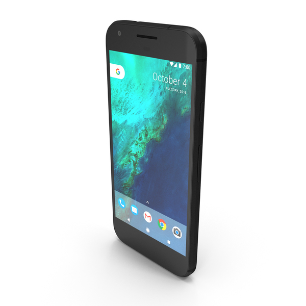 Smartphone: Google Pixel Quite Black PNG & PSD Images Smartphone: Google Pixel Quite Black PNG & PSD Images