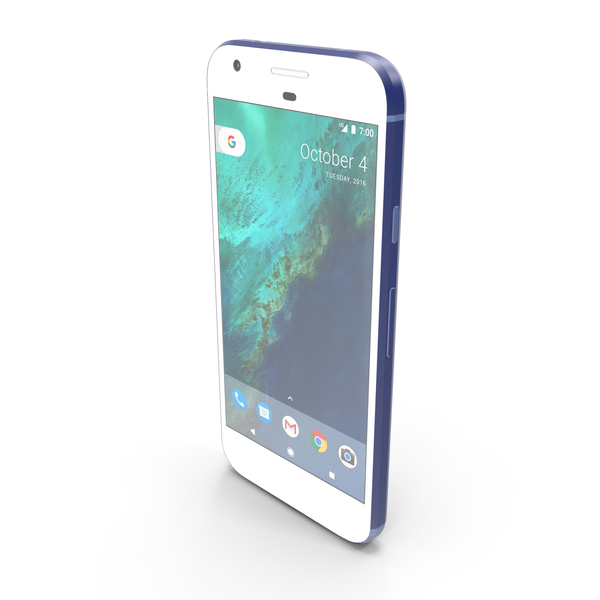 Smartphone: Google Pixel Really Blue PNG & PSD Images Smartphone: Google Pixel Really Blue PNG & PSD Images