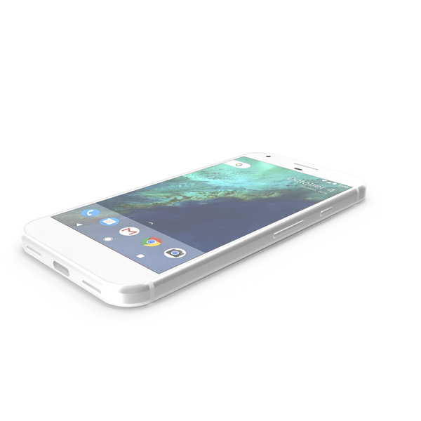 Smartphone: Google Pixel Very Silver PNG & PSD Images Smartphone: Google Pixel Very Silver PNG & PSD Images