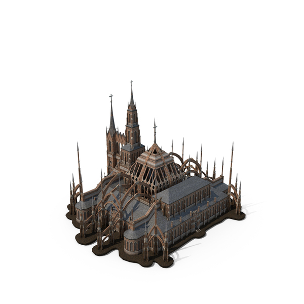 Gothic Cathedral PNG Images & PSDs for Download | PixelSquid - S11697984F