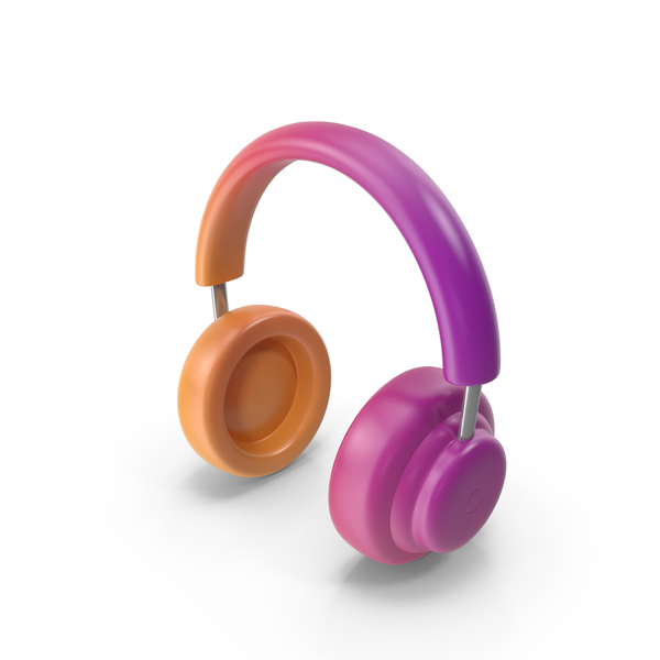 Symbols: Gradient Headphones Icon PNG & PSD Images