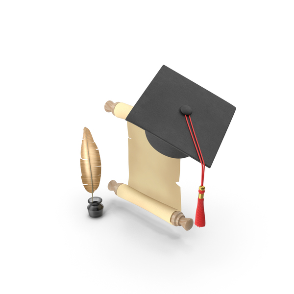Cap: Graduation Parchment PNG & PSD Images Cap: Graduation Parchment PNG & PSD Images