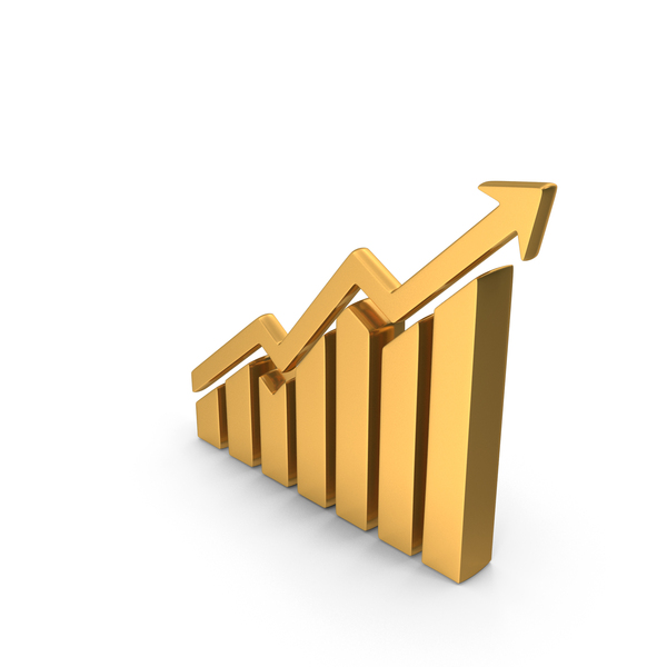 Bar: Graph Arrow Chart Market Growth Gold PNG & PSD Images Bar: Graph Arrow Chart Market Growth Gold PNG & PSD Images