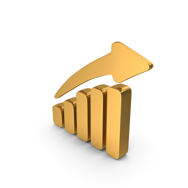 Bar: Graph Arrow Chart Market Growth Gold PNG & PSD Images Bar: Graph Arrow Chart Market Growth Gold PNG & PSD Images