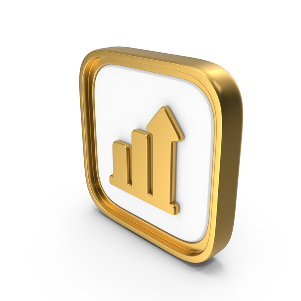 Symbols: Graph Growth Square Coin PNG & PSD Images Symbols: Graph Growth Square Coin PNG & PSD Images