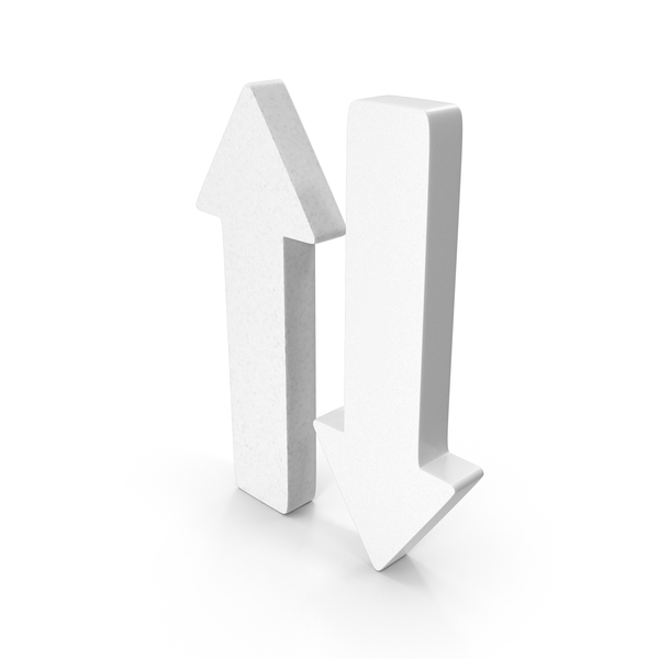 Directional: Graph Market Stock Arrow Down Up White PNG & PSD Images