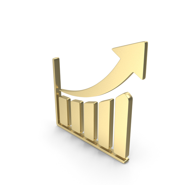 Chart: Graph Stock Profits Analysis Gold PNG & PSD Images