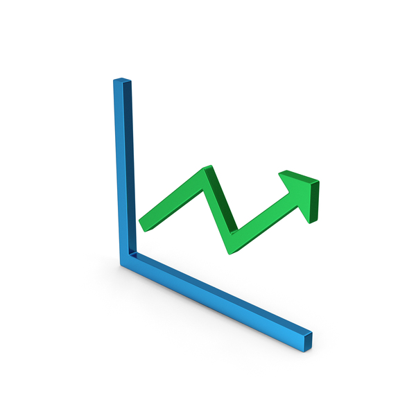 Graph With Arrow Colored Metallic PNG & PSD Images Graph With Arrow Colored Metallic PNG & PSD Images