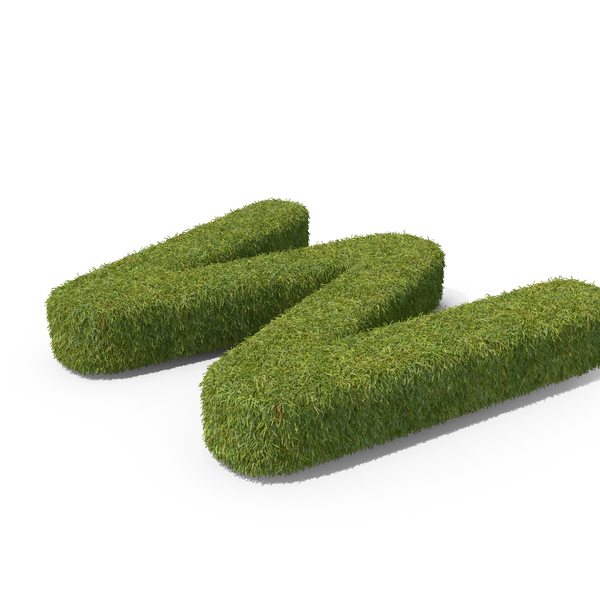 Language: Grass Capital Top View Letter W PNG & PSD Images Language: Grass Capital Top View Letter W PNG & PSD Images
