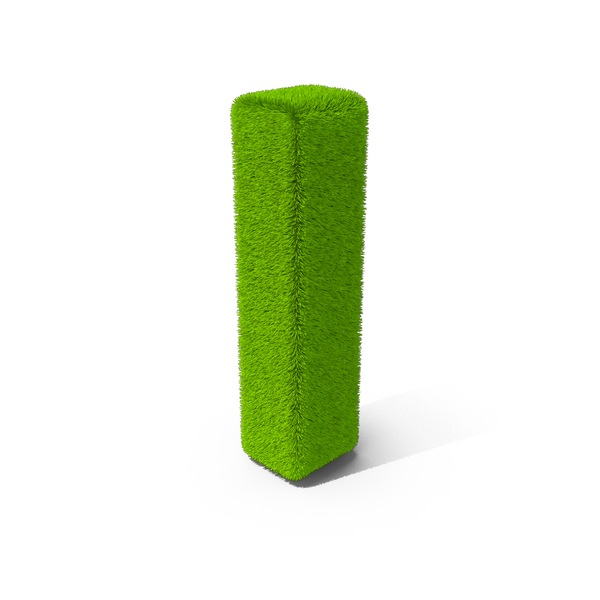 Language: Grass Letter I PNG & PSD Images